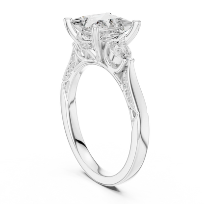 Guarded Corners Diamond Ring