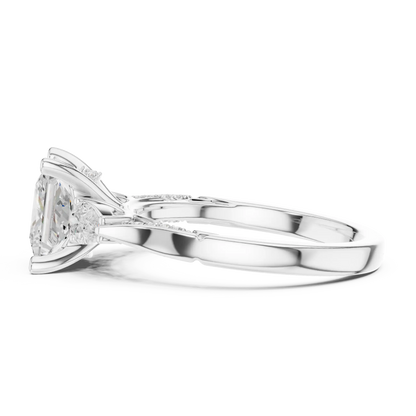 Guarded Corners Diamond Ring
