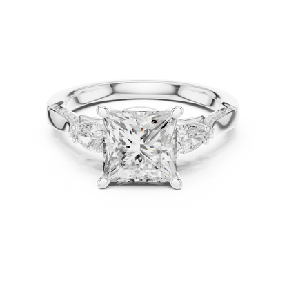 Guarded Corners Diamond Ring