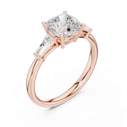 Tapered Grace Diamond Ring