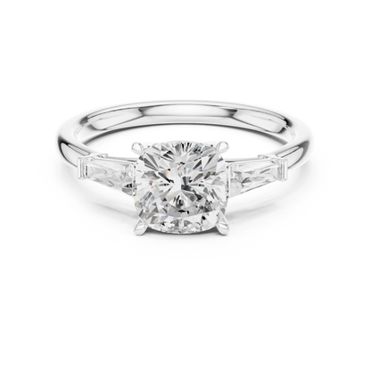 Tapered Grace Diamond Ring