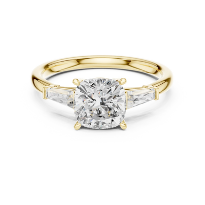 Tapered Grace Diamond Ring