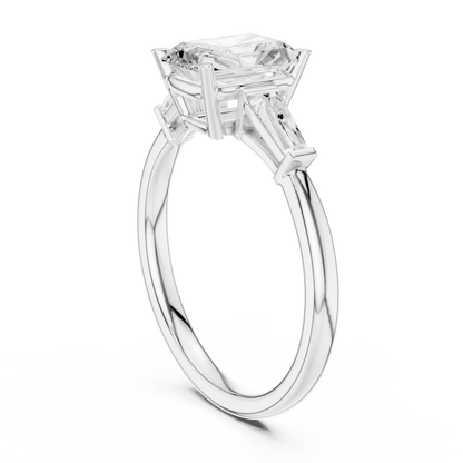 Tapered Flight Diamond Ring
