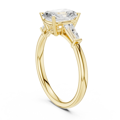Tapered Flight Diamond Ring