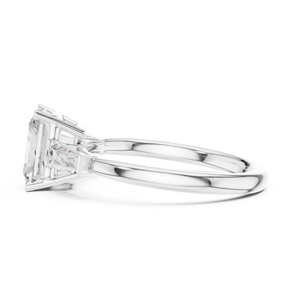 Tapered Flight Diamond Ring