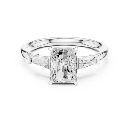 Tapered Flight Diamond Ring