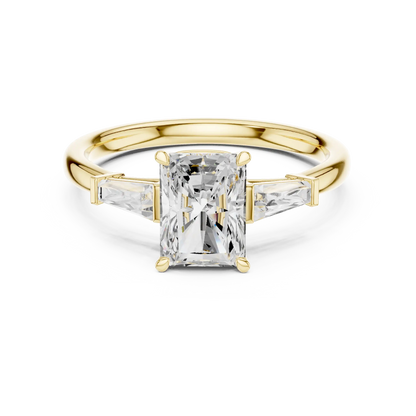 Tapered Flight Diamond Ring