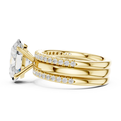 Twin Rail Diamond Ring