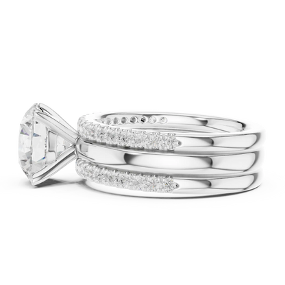 Trilayer Diamond Ring
