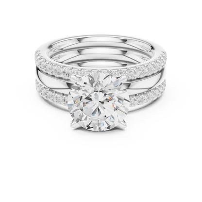 Trilayer Diamond Ring