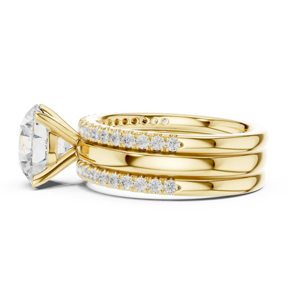 Trilayer Diamond Ring