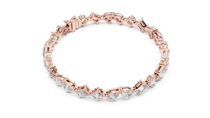 Medley Facet Diamond Bracelet