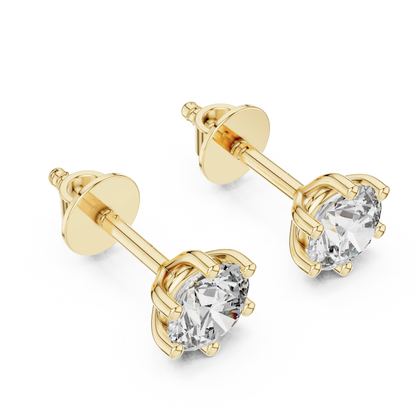 Gardenia Stud Earrings