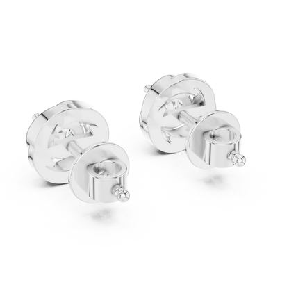 Rondeau Stud Earrings