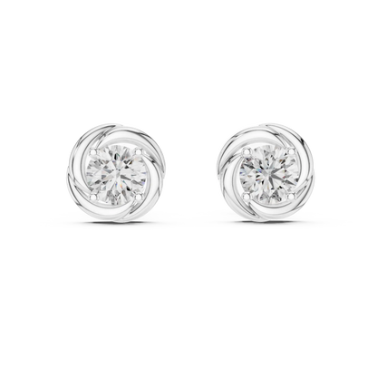 Rondeau Stud Earrings