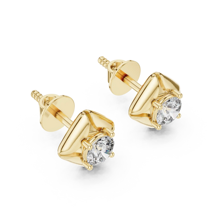 Bloc Stud Earrings