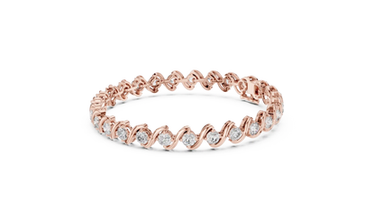 Serpentine Diamond Bracelet