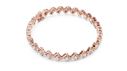 Serpentine Diamond Bracelet