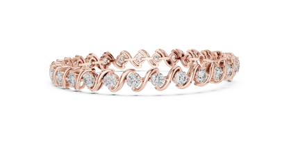 Serpentine Diamond Bracelet