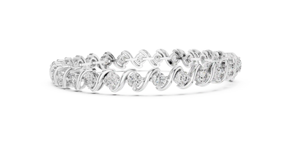 Serpentine Diamond Bracelet