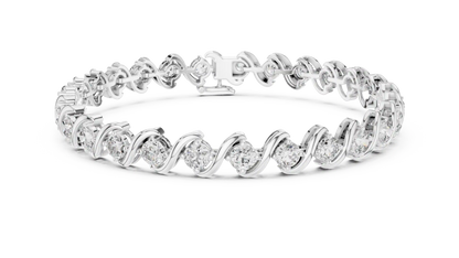Serpentine Diamond Bracelet