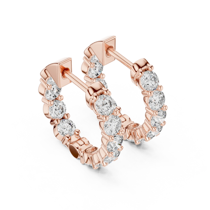 Spark Circle Bali Earrings