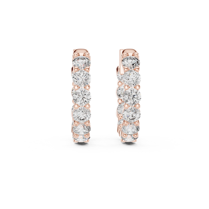 Spark Circle Bali Earrings