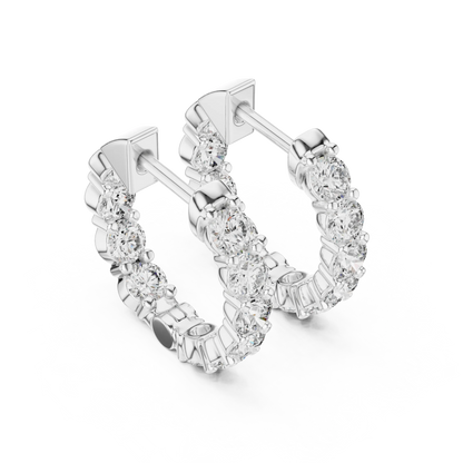 Spark Circle Bali Earrings