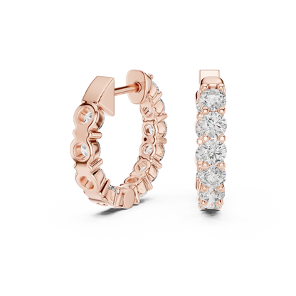 Spark Circle Bali Earrings