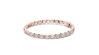 Manhattan Line Diamond Bracelet
