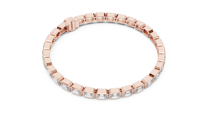 Manhattan Line Diamond Bracelet