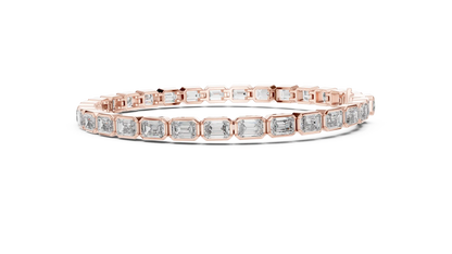 Manhattan Line Diamond Bracelet