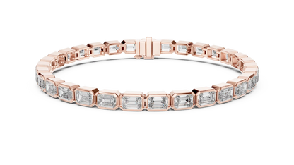 Manhattan Line Diamond Bracelet