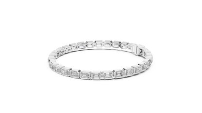 Manhattan Line Diamond Bracelet