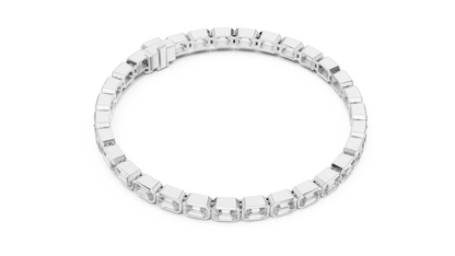 Manhattan Line Diamond Bracelet
