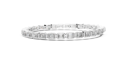 Manhattan Line Diamond Bracelet