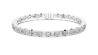 Manhattan Line Diamond Bracelet