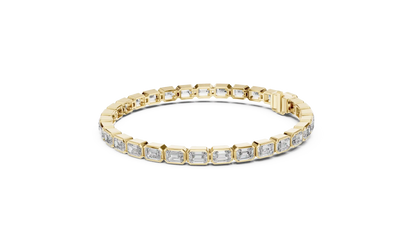 Manhattan Line Diamond Bracelet