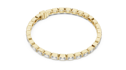 Manhattan Line Diamond Bracelet