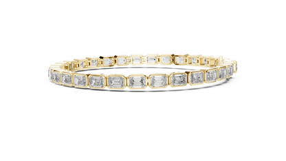 Manhattan Line Diamond Bracelet