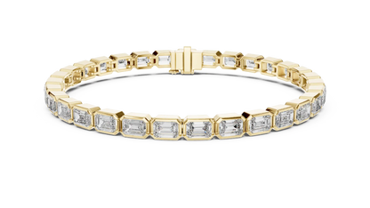 Manhattan Line Diamond Bracelet