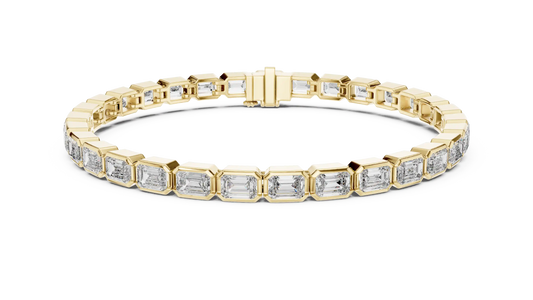 Manhattan Line Diamond Bracelet