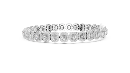 Regalia Halo Diamond Bracelet