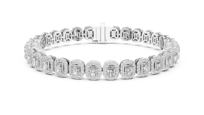 Regalia Halo Diamond Bracelet