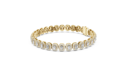Regalia Halo Diamond Bracelet
