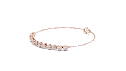 Milgrain Coronet Diamond Bracelet