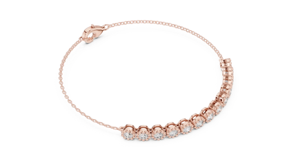 Milgrain Coronet Diamond Bracelet