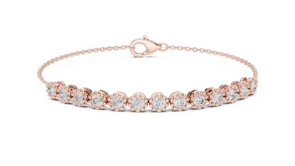 Milgrain Coronet Diamond Bracelet