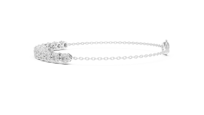 Milgrain Coronet Diamond Bracelet