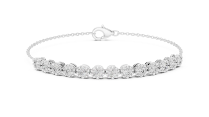 Milgrain Coronet Diamond Bracelet